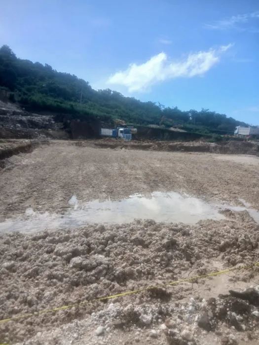 Excavated ground and site preparation — Grand Palladium Hotel Phase 2 expansion