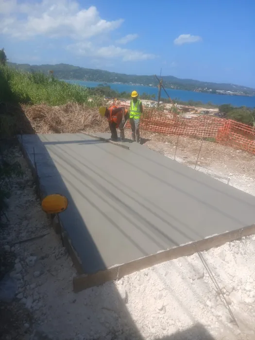 Concrete placement in progress — Grand Palladium Hotel Phase 2 expansion
