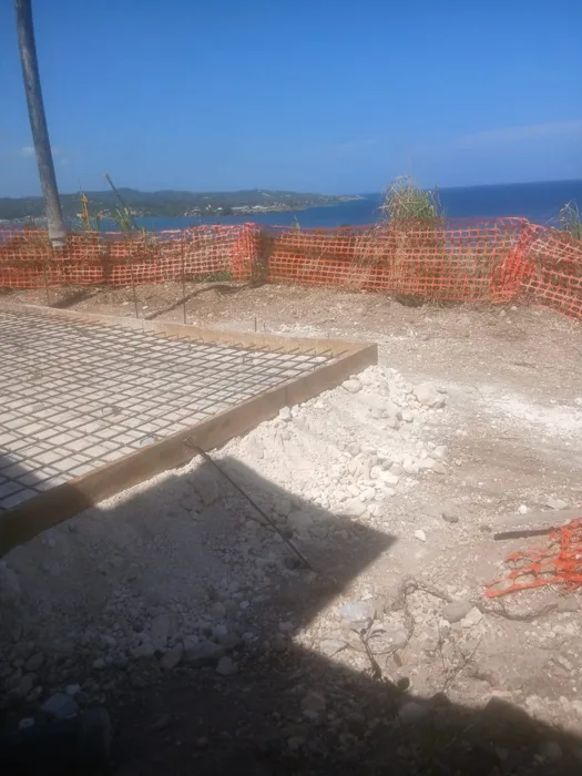 Reinforced slab preparation — wider view — Grand Palladium Hotel Phase 2 expansion